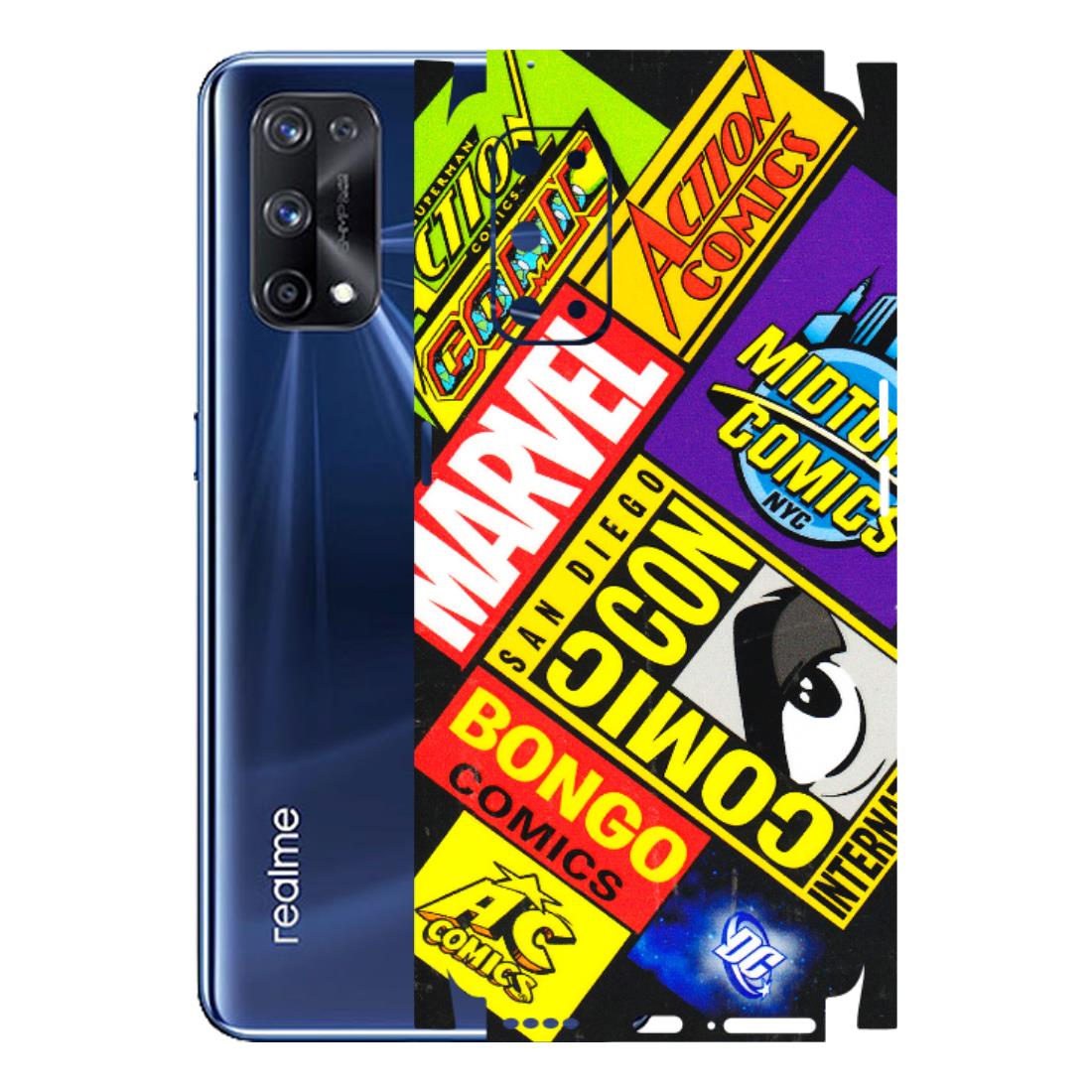 Realme Phone Skins (All Models) - Bongo Comic Con - 3D Embossed Finish (L-325) Realme X7 Pro (5G)