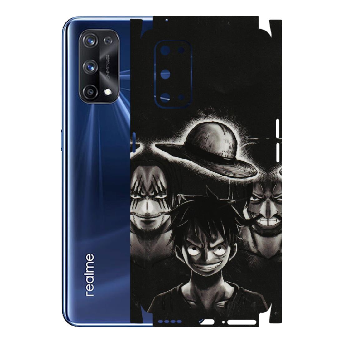 Realme Phone Skins (All Models) - Black Luffy Hat - 3D Embossed Finish (L-57) Realme X7 Pro (5G)