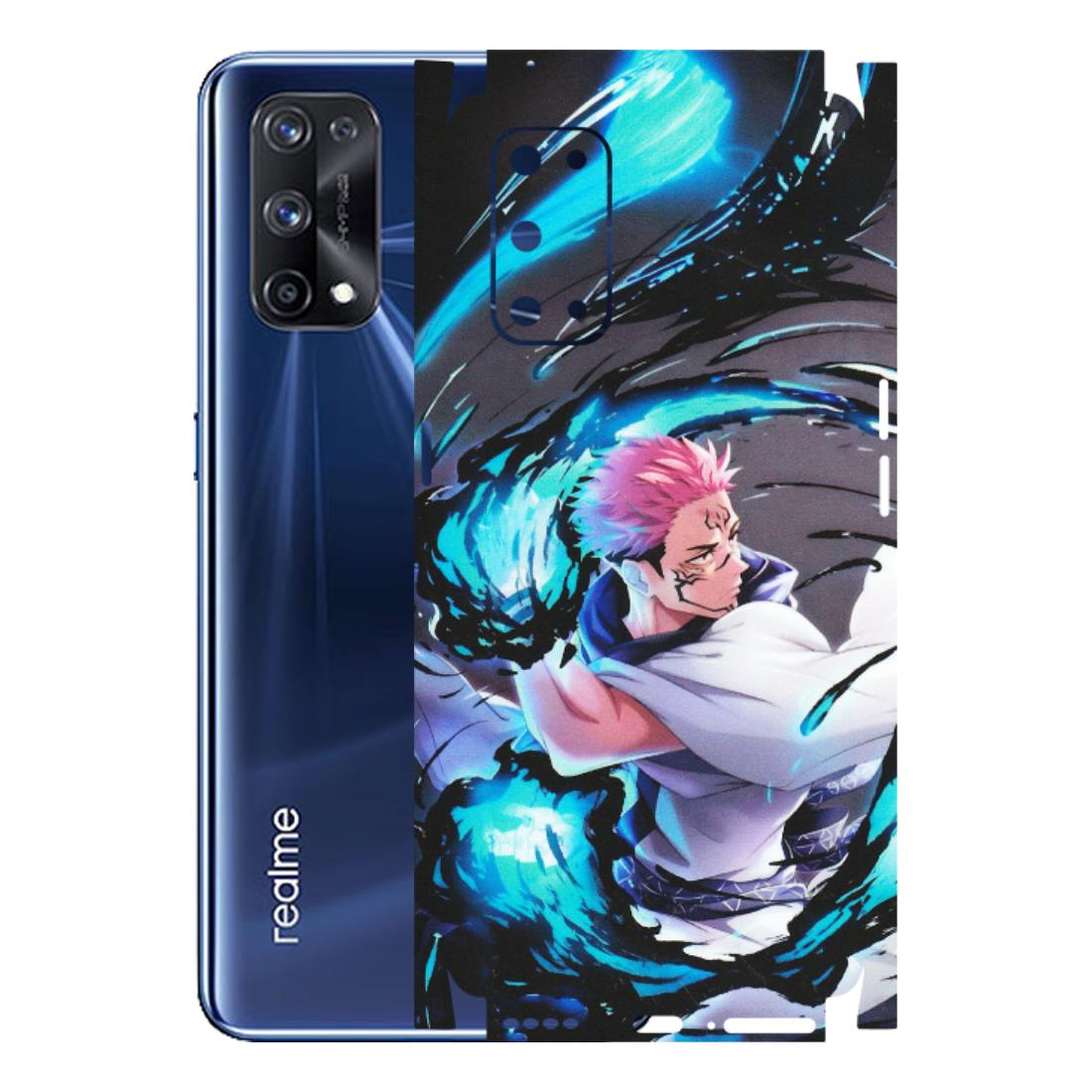 Realme Phone Skins (All Models) - New Jujutsu Kaisen Grey Blue Anime - Matte Finish (M-127) Realme X7 Pro (5G)