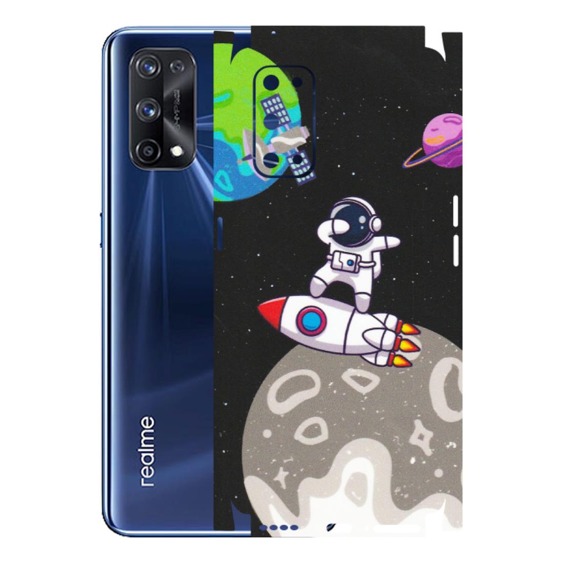 Realme Phone Skins (All Models) - Astronaut Vibing Toon Running - Matte Finish (M-39) Realme X7 Pro (5G)