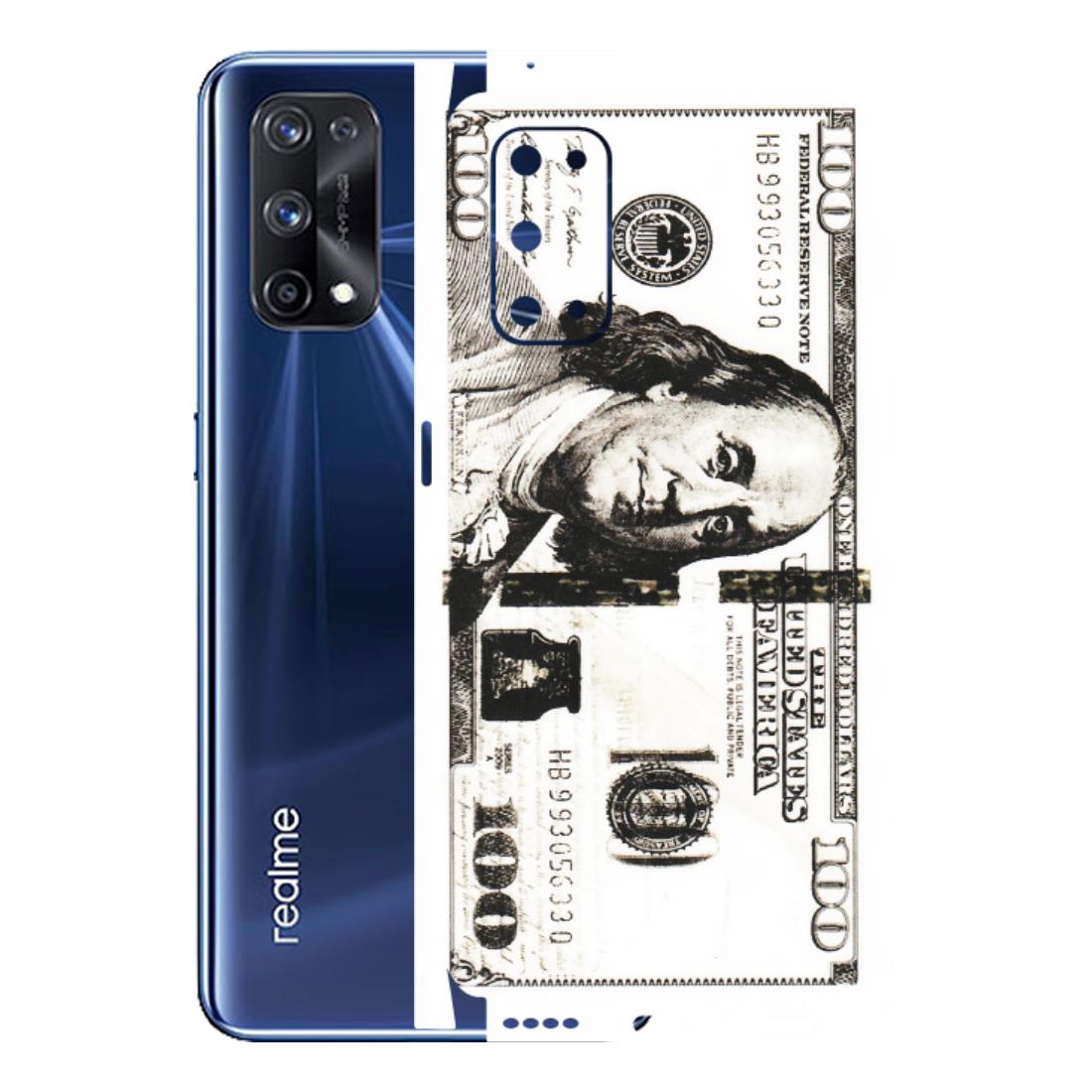 Realme Phone Skins (All Models) - 100 Dollar Currency - Transparent Finish (T-01) Realme X7 Pro (5G)