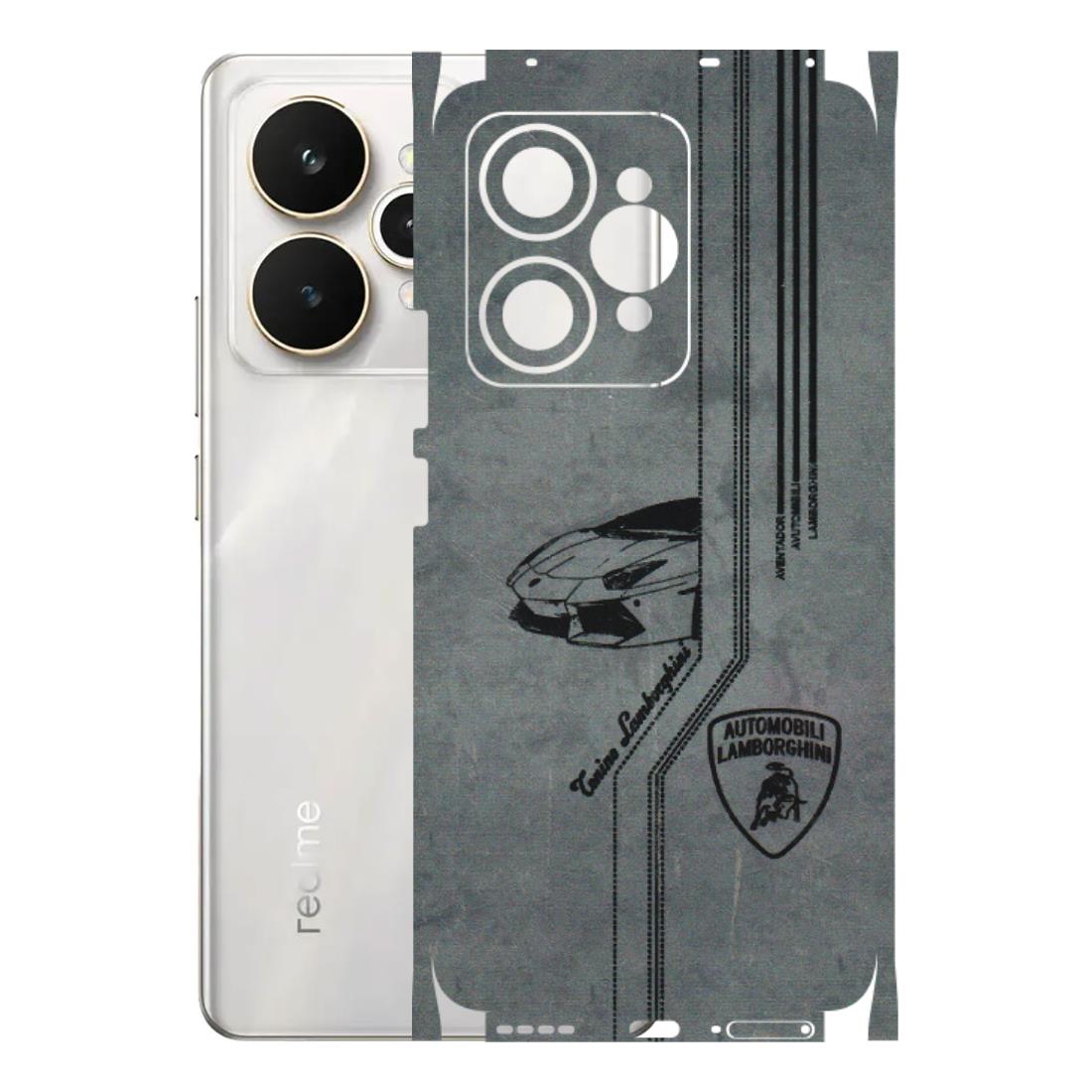 Realme Phone Skins (All Models) - New Lamborgini Aventador - 3D Embossed Finish (L-321) Realme 15 5G