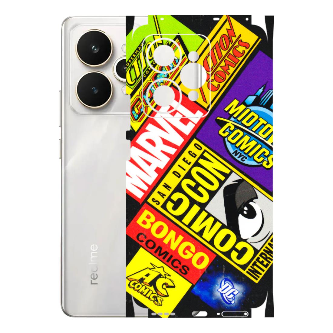 Realme Phone Skins (All Models) - Bongo Comic Con - 3D Embossed Finish (L-325) Realme 15 5G