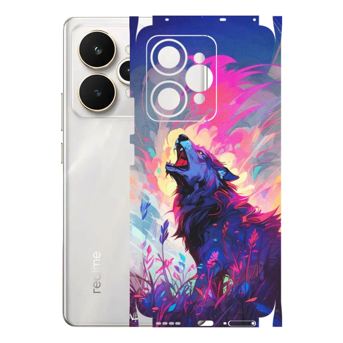 Realme Phone Skins (All Models) - New Wild Wolf Abstract - Matte Finish (M-125) Realme 15 5G