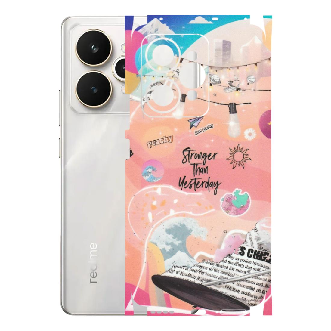 Realme Phone Skins (All Models) - Stronger Then Yesterday - Matte Finish (M-128) Realme 15 5G