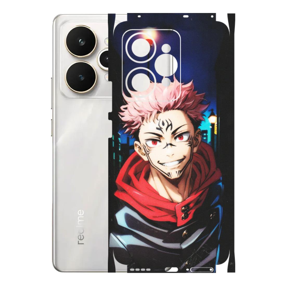 Realme Phone Skins (All Models) - Yuji Itadori Funny Face Anime - Matte Finish (M-152) Realme 15 5G