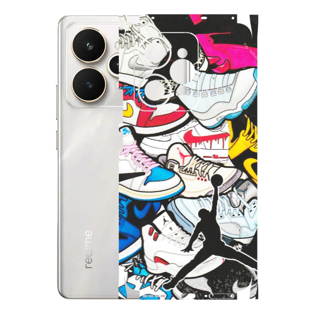 Realme Phone Skins (All Models) - Jordan Sneakers Fan - Matte Finish (M-80) Realme 15 5G