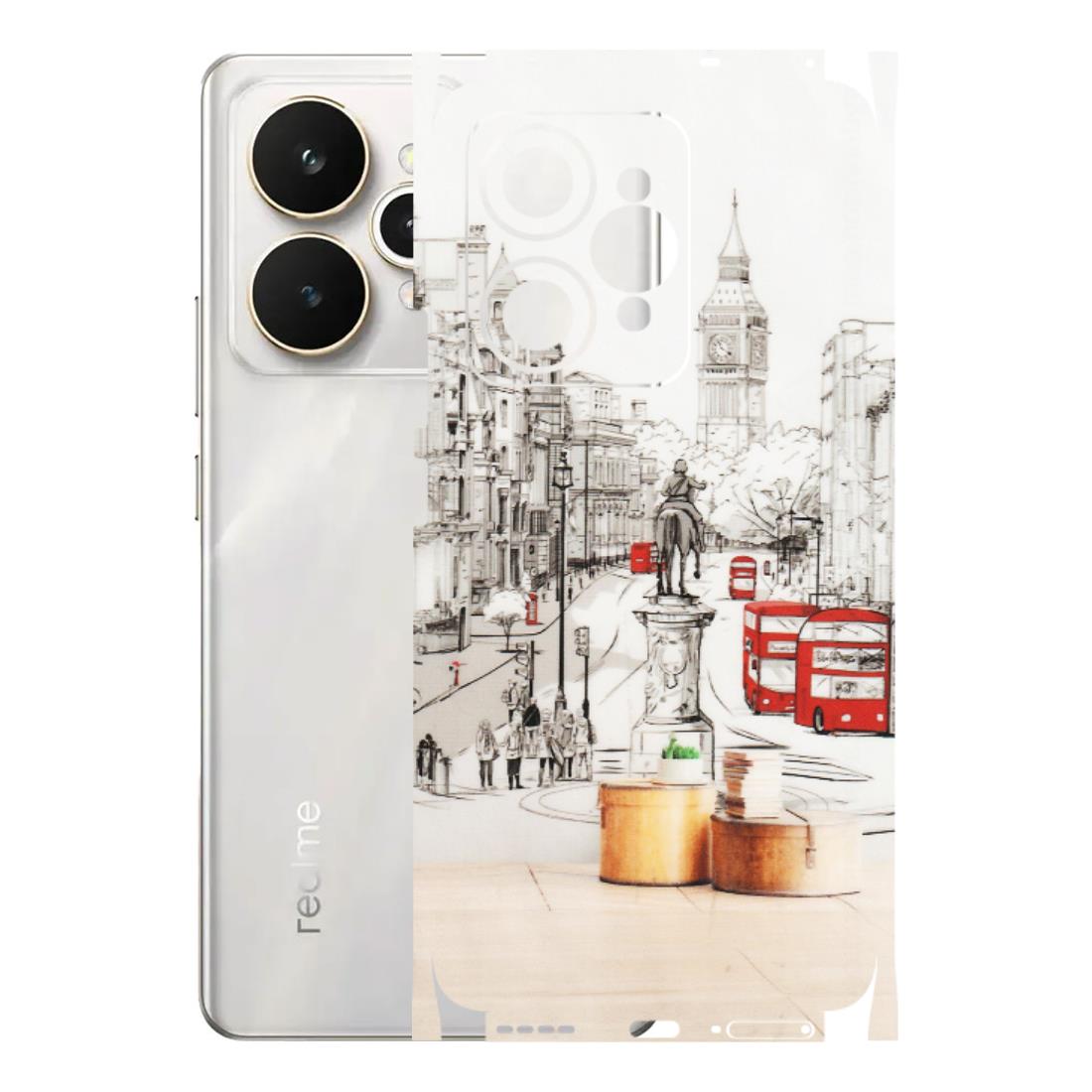 Realme Phone Skins (All Models) - London Street - Transparent Finish (T-02) Realme 15 5G