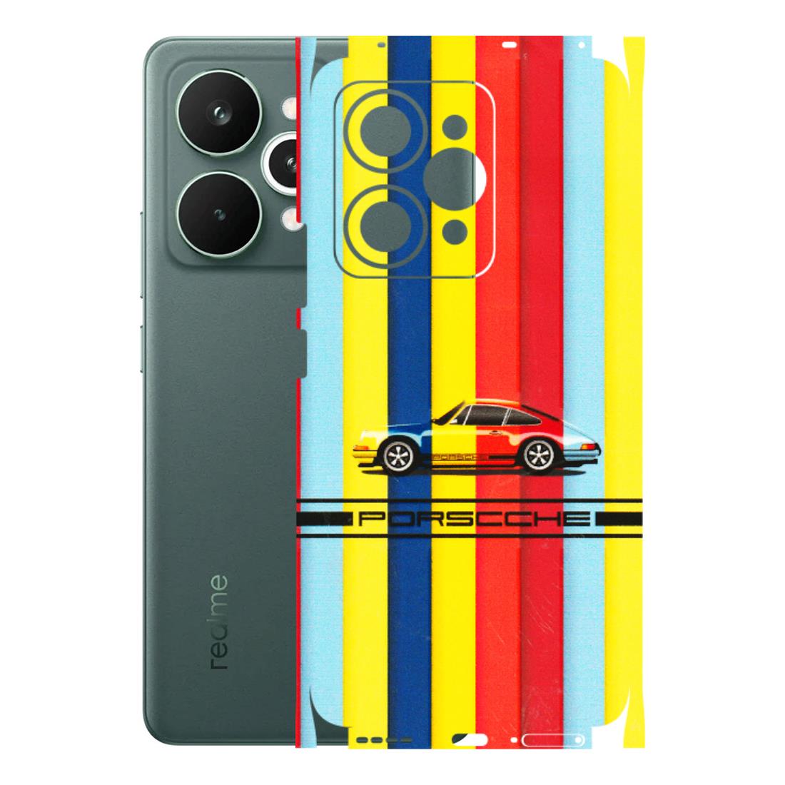 Realme Phone Skins (All Models) - Multicolour Porche - 3D Embossed Finish (L-39) Realme 15 Pro 5G