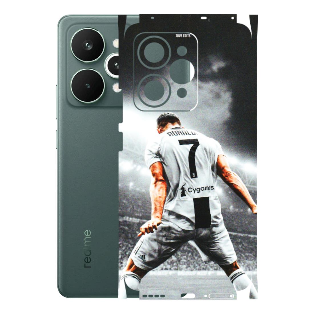 Realme Phone Skins (All Models) - Ronaldo CR7 Crazy - 3D Embossed Finish (L-44) Realme 15 Pro 5G