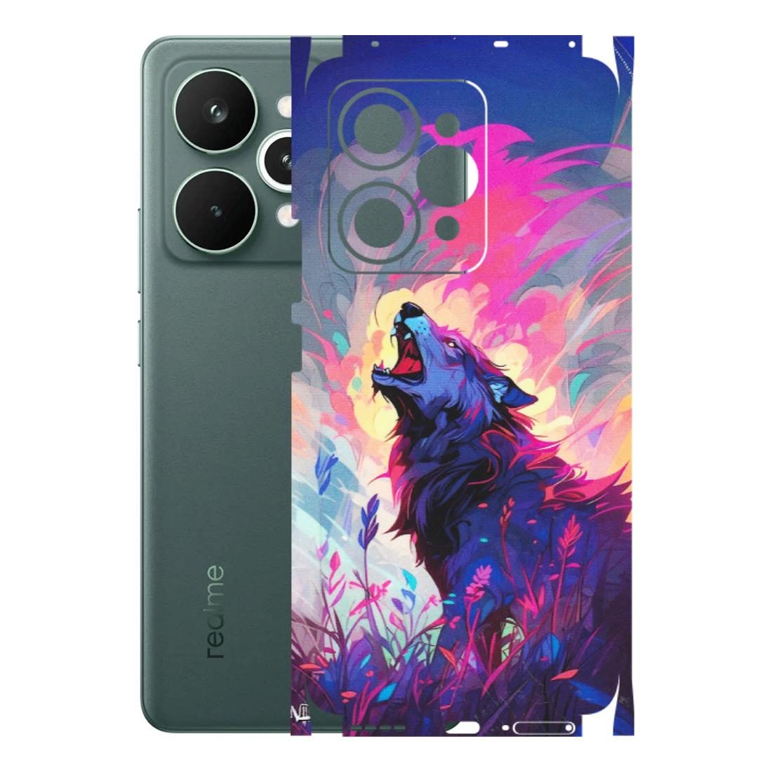 Realme Phone Skins (All Models) - New Wild Wolf Abstract - Matte Finish (M-125) Realme 15 Pro 5G