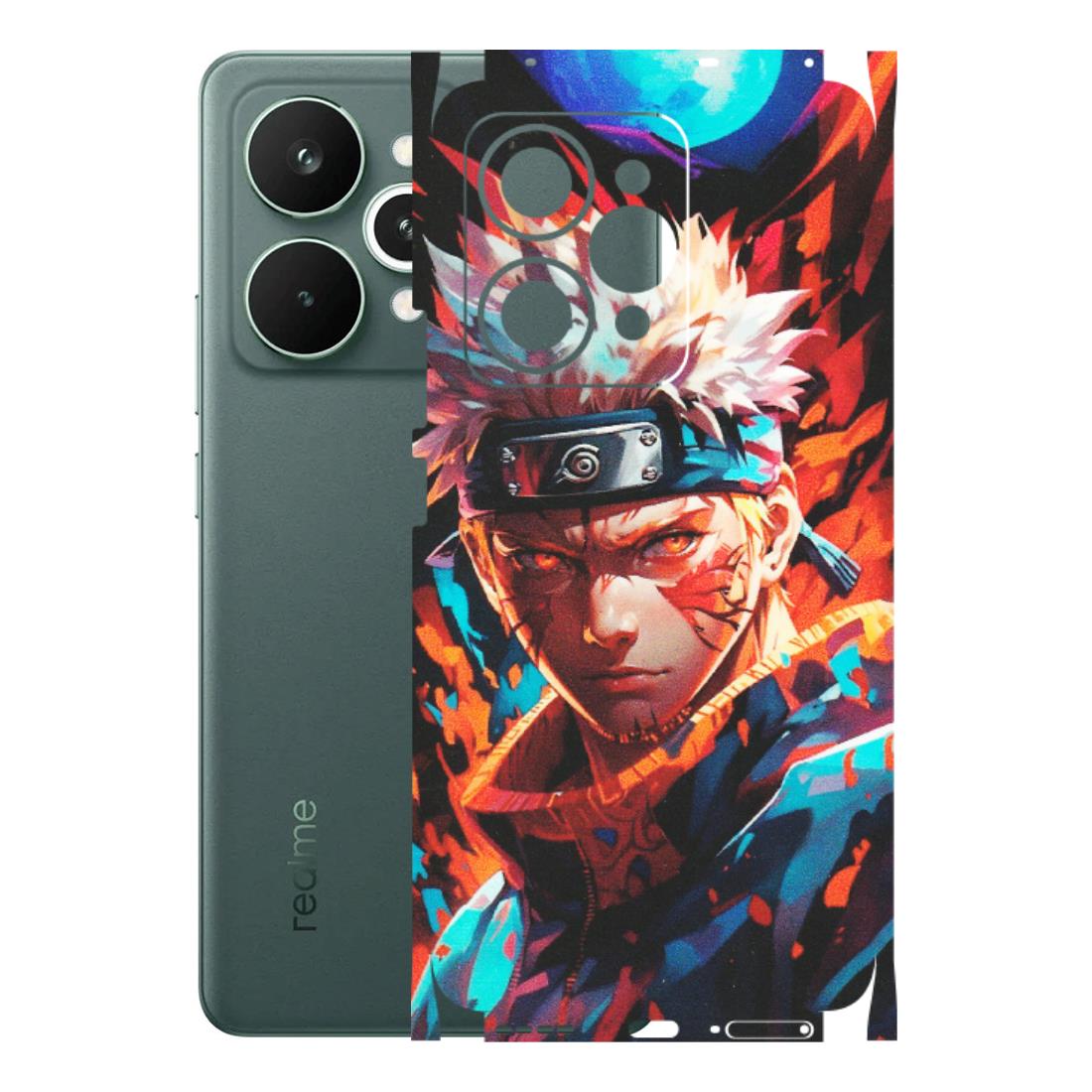 Realme Phone Skins (All Models) - Anime Ferocious Character - Matte Finish (M-44) Realme 15 Pro 5G