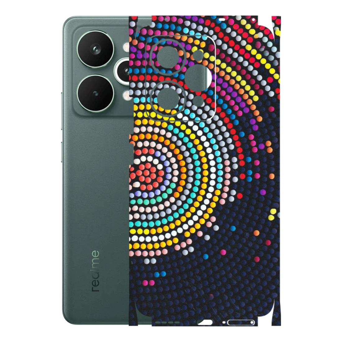 Realme Phone Skins (All Models) - Rainbow Dot Mandala - Matte Finish (M-97) Realme 15 Pro 5G