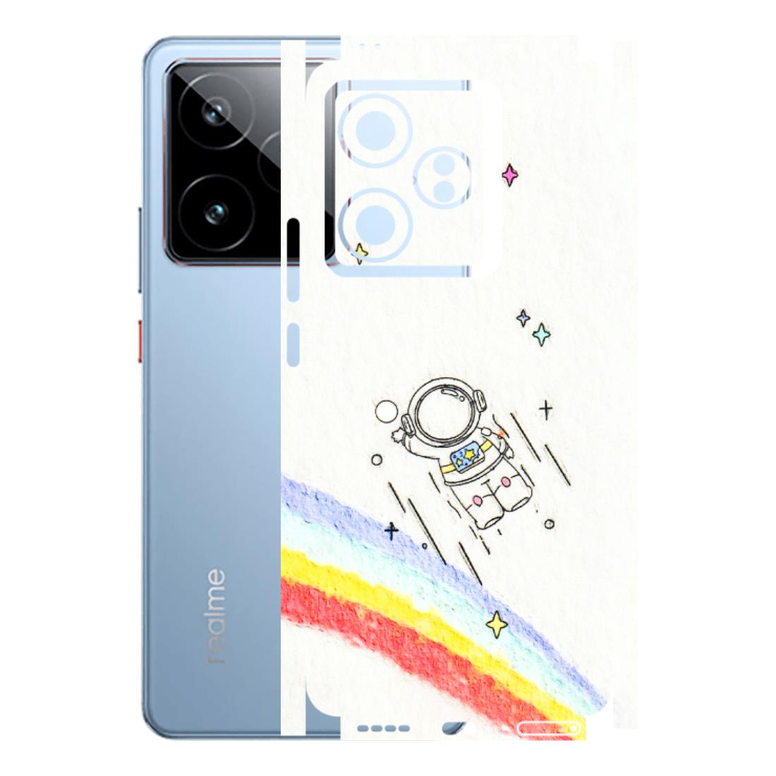 Realme Phone Skins (All Models) - Milkyway Astronaut - 3D Embossed Finish (L-110) Realme GT7 5G