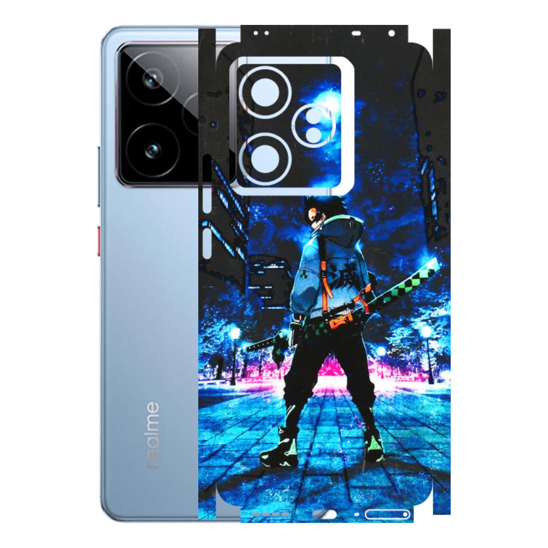 Realme Phone Skins (All Models) - Demon Slayer Sword - 3D Embossed Finish (L-247) Realme GT7 5G