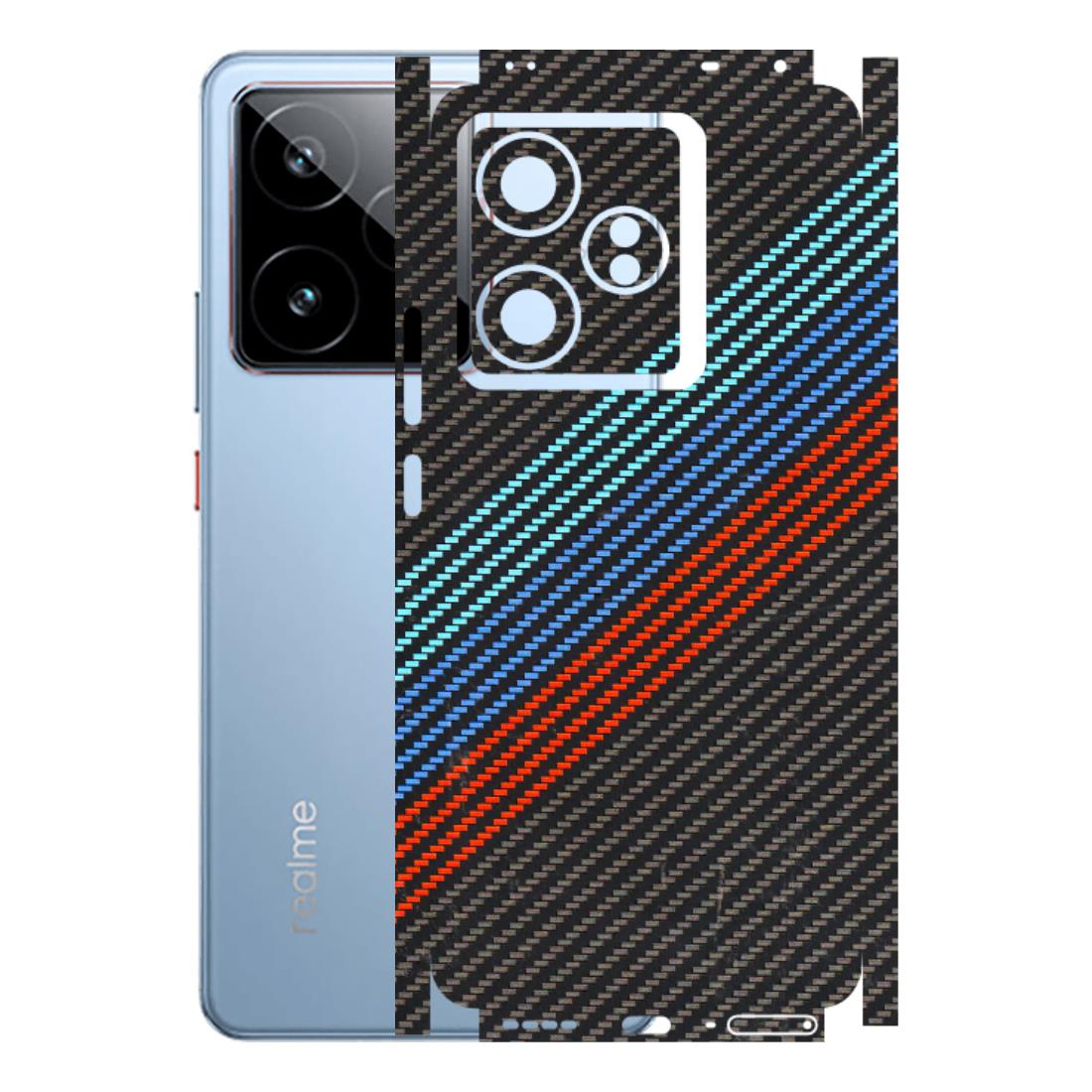 Realme Phone Skins (All Models) - Carbon BM - 3D Embossed Finish (L-302) Realme GT7 5G