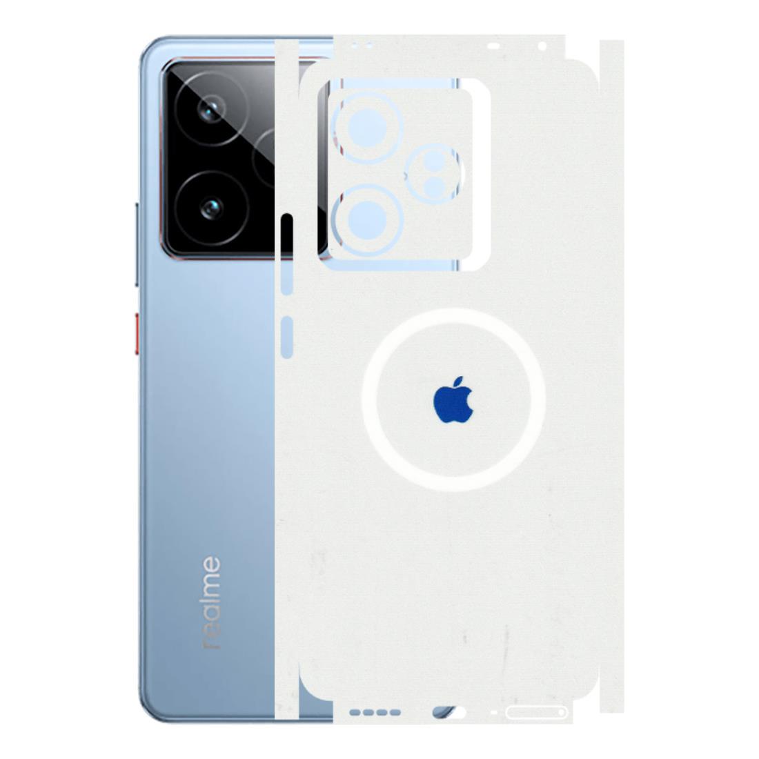 Realme Phone Skins (All Models) - iPhone Magsafe Logo - 3D Embossed Finish (L-320) Realme GT7 5G