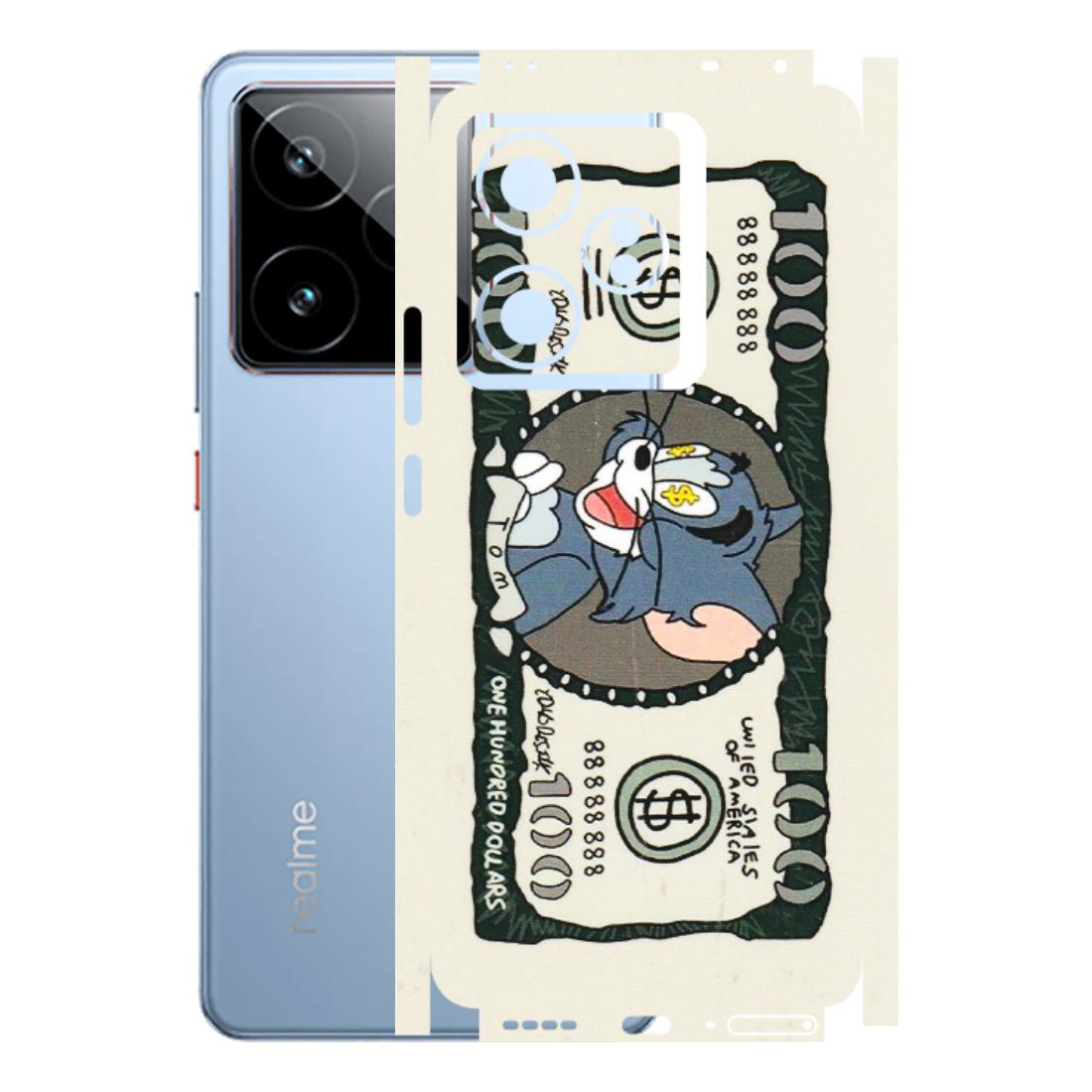 Realme Phone Skins (All Models) - Tom Hundred Dollar - 3D Embossed Finish (L-324) Realme GT7 5G