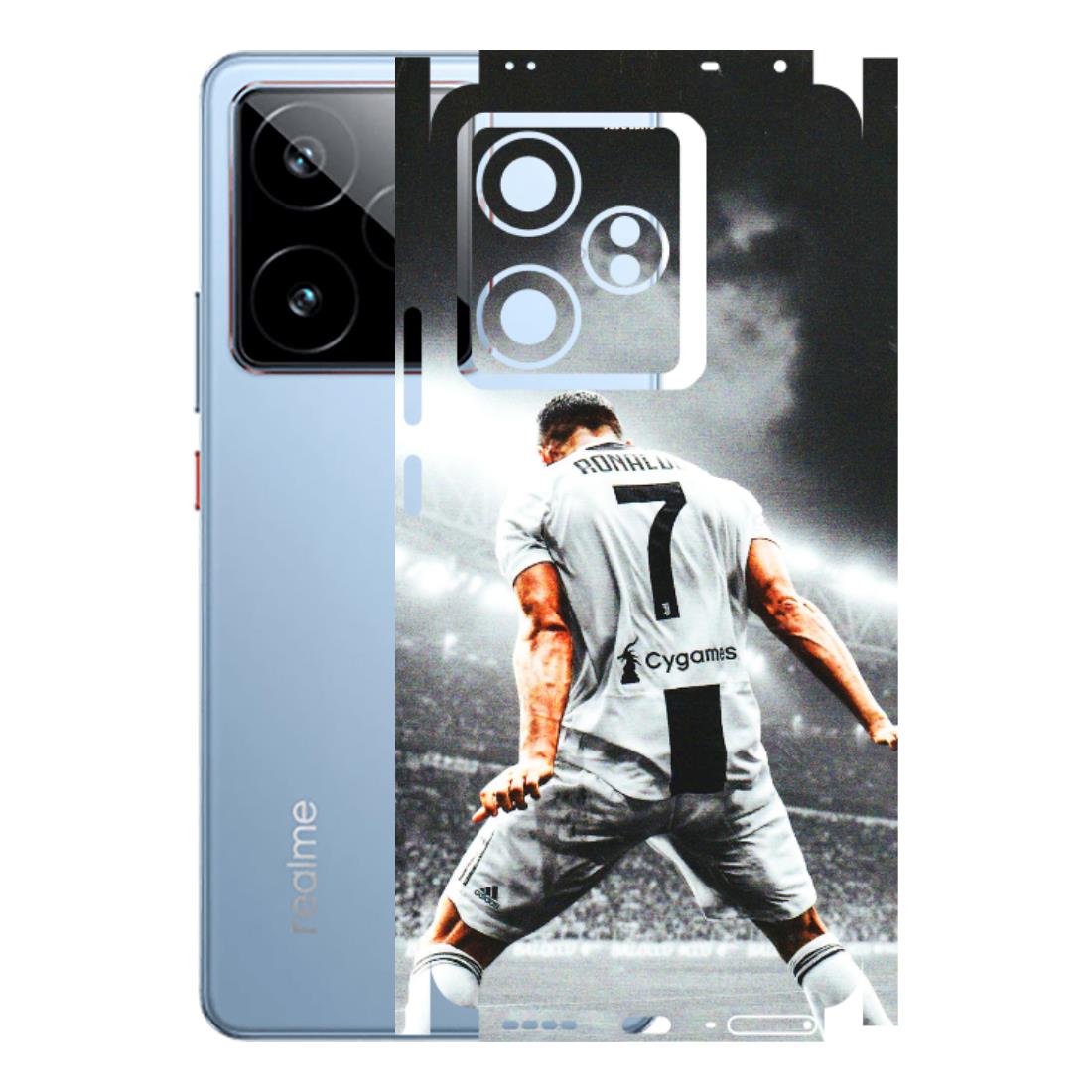 Realme Phone Skins (All Models) - Ronaldo CR7 Crazy - 3D Embossed Finish (L-44) Realme GT7 5G