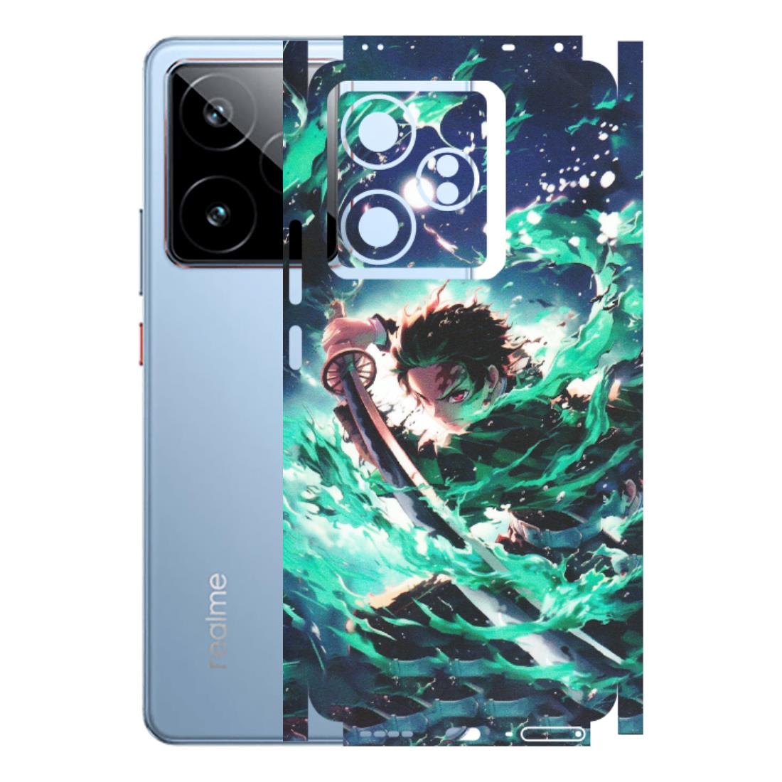 Realme Phone Skins (All Models) - Sword Fighter Anime - Matte Finish (M-29) Realme GT7 5G
