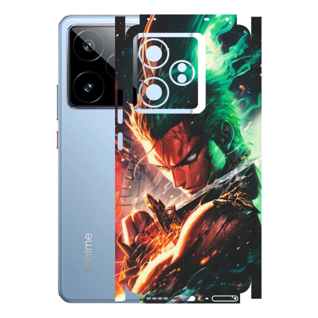 Realme Phone Skins (All Models) - Anime Gojo Sword - Matte Finish (M-32) Realme GT7 5G