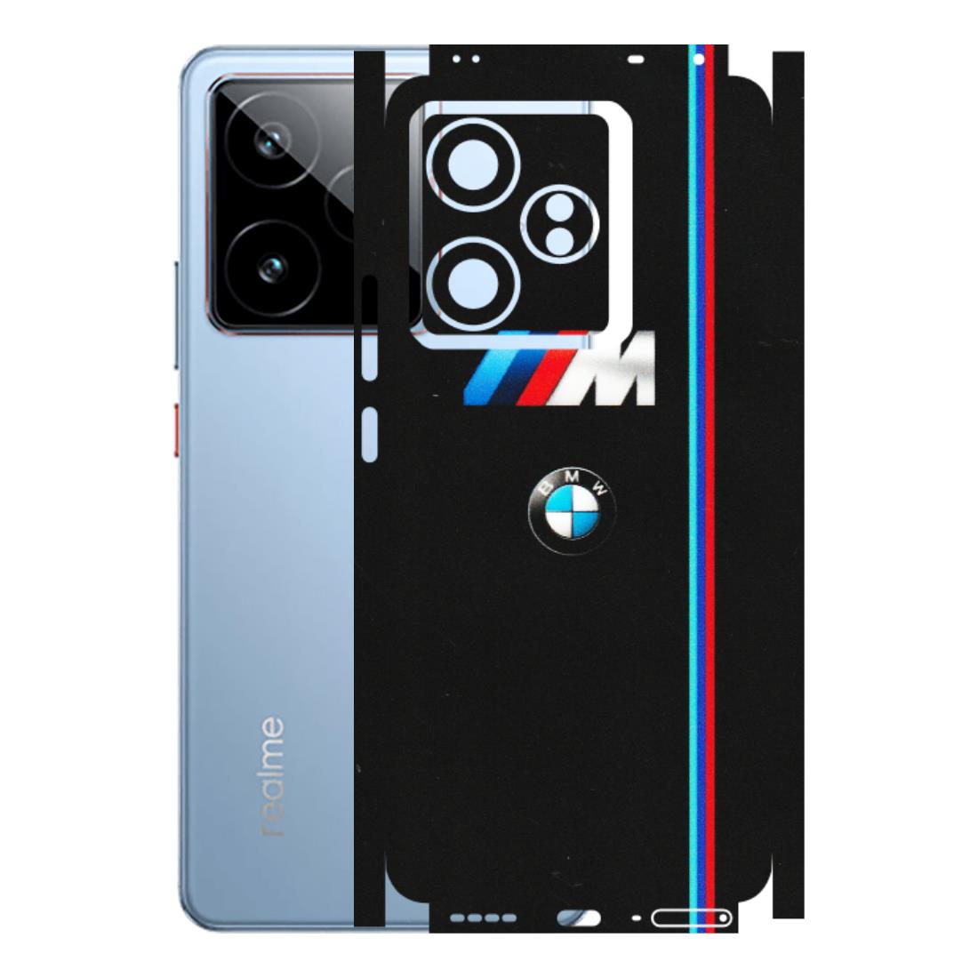 Realme Phone Skins (All Models) - Styling With Black BMW - Matte Finish (M-74) Realme GT7 5G