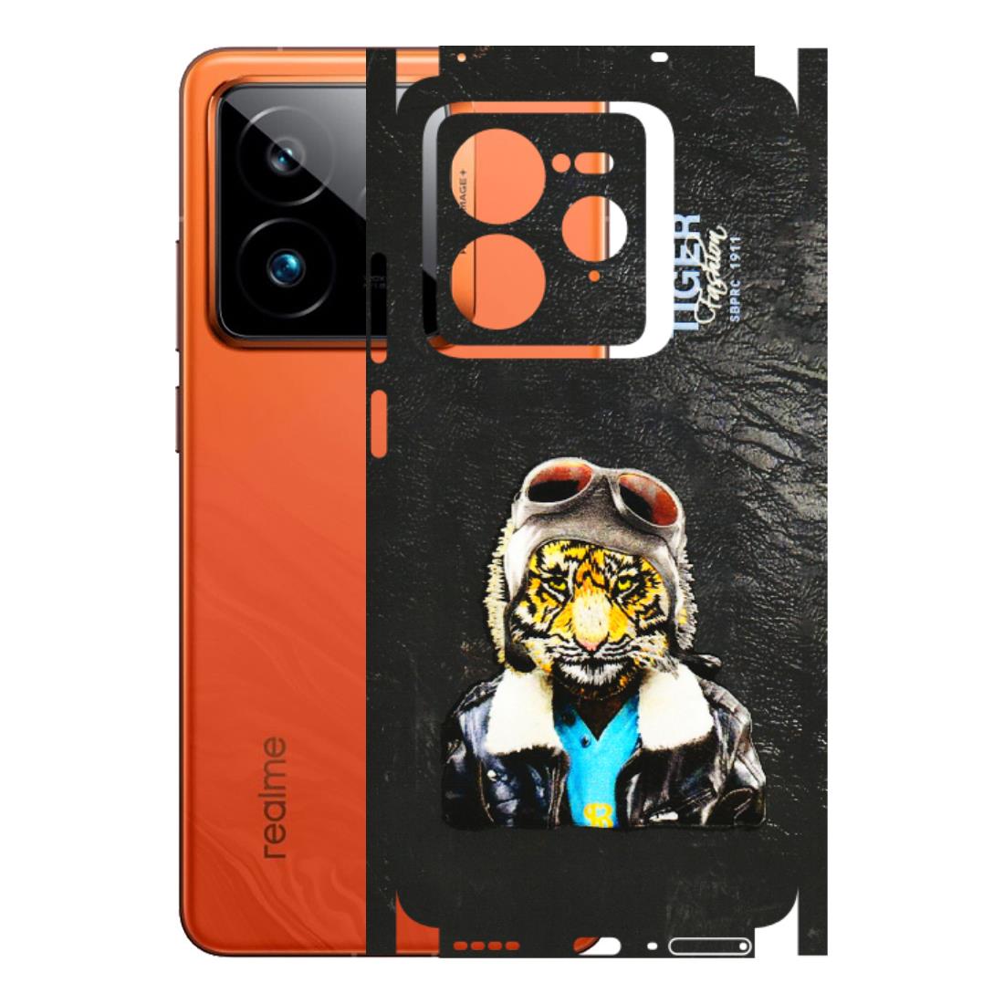 Realme Phone Skins (All Models) - Rider Tiger - 3D Embossed Finish (L-113) Realme GT7 Pro 5G