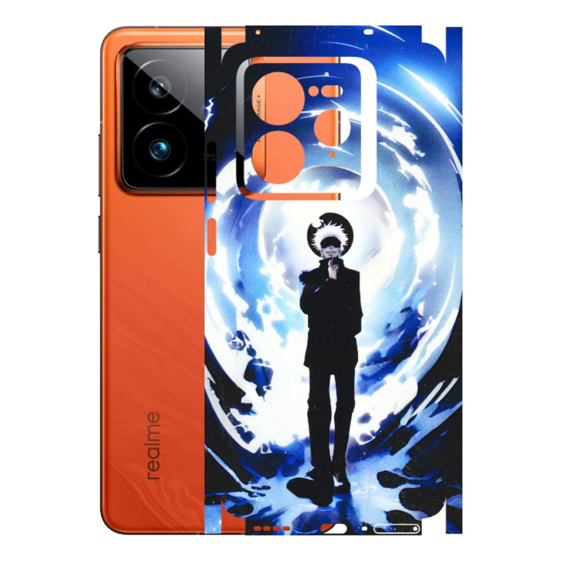 Realme Phone Skins (All Models) - Satoru Gojo Dark Blue - 3D Embossed Finish (L-235) Realme GT7 Pro 5G