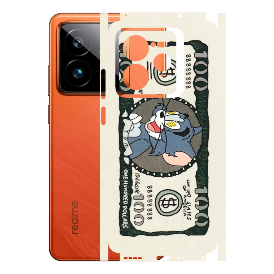 Realme Phone Skins (All Models) - Tom Hundred Dollar - 3D Embossed Finish (L-324) Realme GT7 Pro 5G