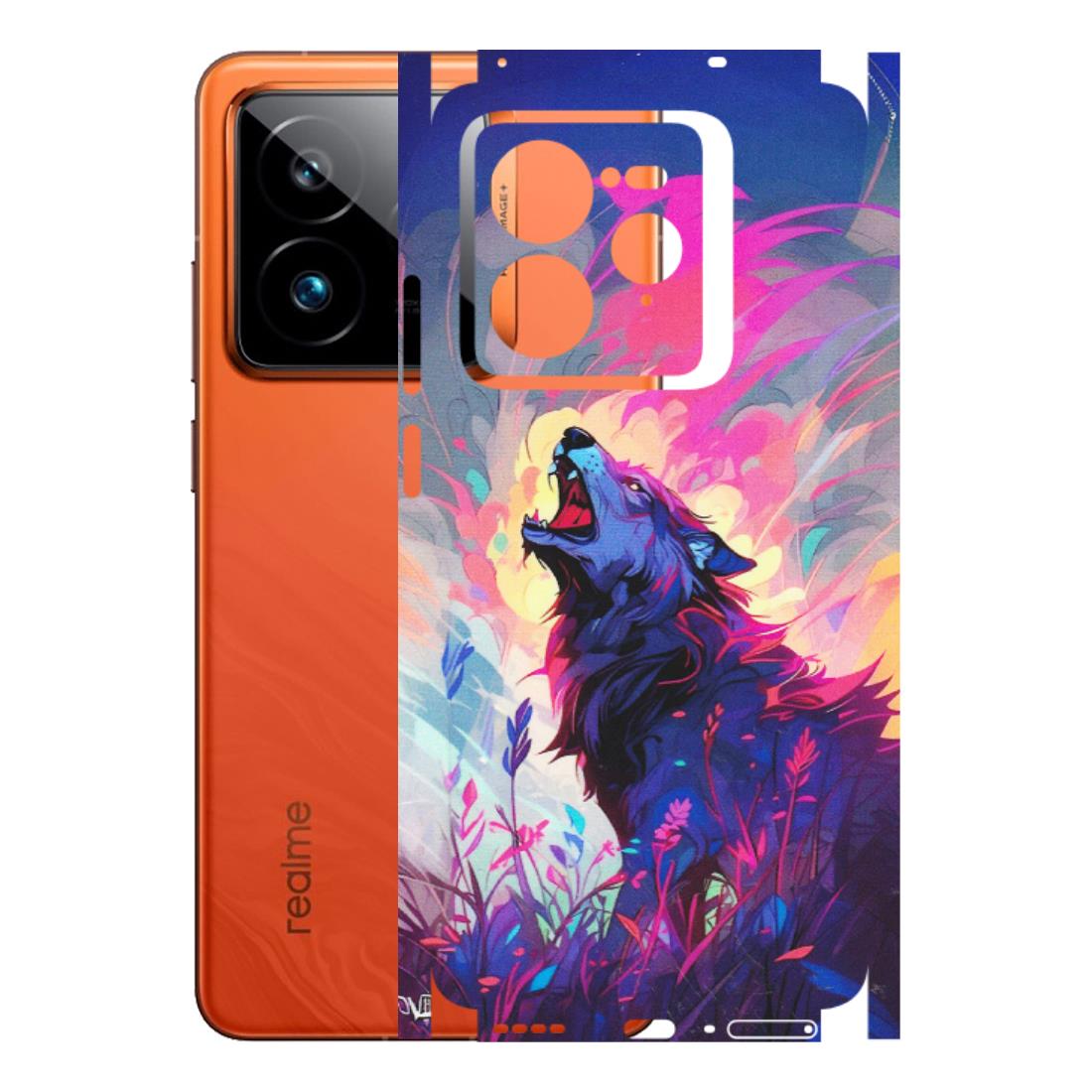 Realme Phone Skins (All Models) - New Wild Wolf Abstract - Matte Finish (M-125) Realme GT7 Pro 5G