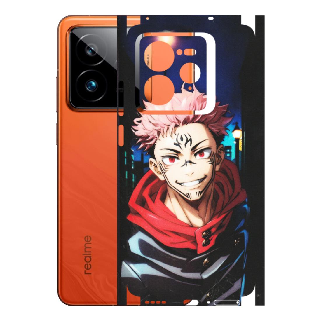 Realme Phone Skins (All Models) - Yuji Itadori Funny Face Anime - Matte Finish (M-152) Realme GT7 Pro 5G
