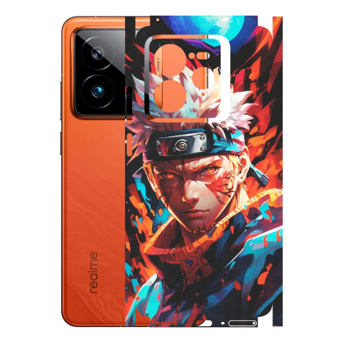 Realme Phone Skins (All Models) - Anime Ferocious Character - Matte Finish (M-44) Realme GT7 Pro 5G