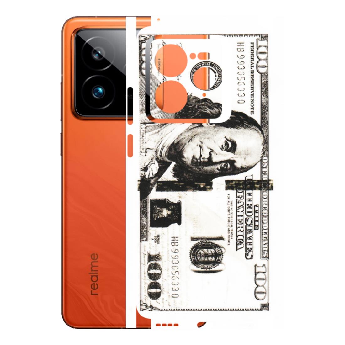 Realme Phone Skins (All Models) - 100 Dollar Currency - Transparent Finish (T-01) Realme GT7 Pro 5G