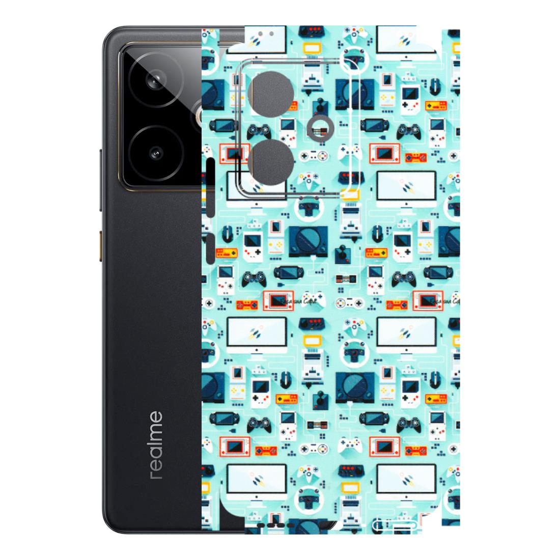 Realme Phone Skins (All Models) - Gadgets Doodle - 3D Embossed Finish (L-184) Realme GT 7T 5G