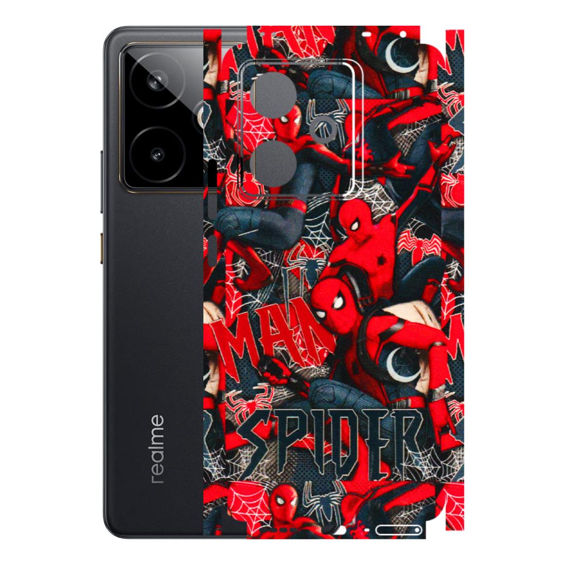 Realme Phone Skins (All Models) - SpiderMan Cool - 3D Embossed Finish (L-188) Realme GT 7T 5G