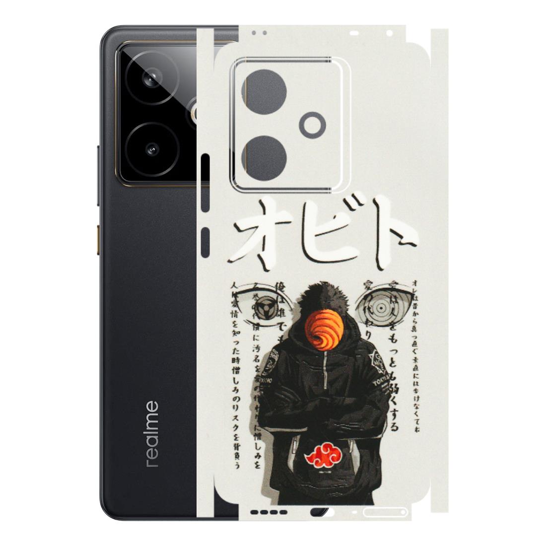 Realme Phone Skins (All Models) - Obito Anime Eye - 3D Embossed Finish (L-19) Realme GT 7T 5G