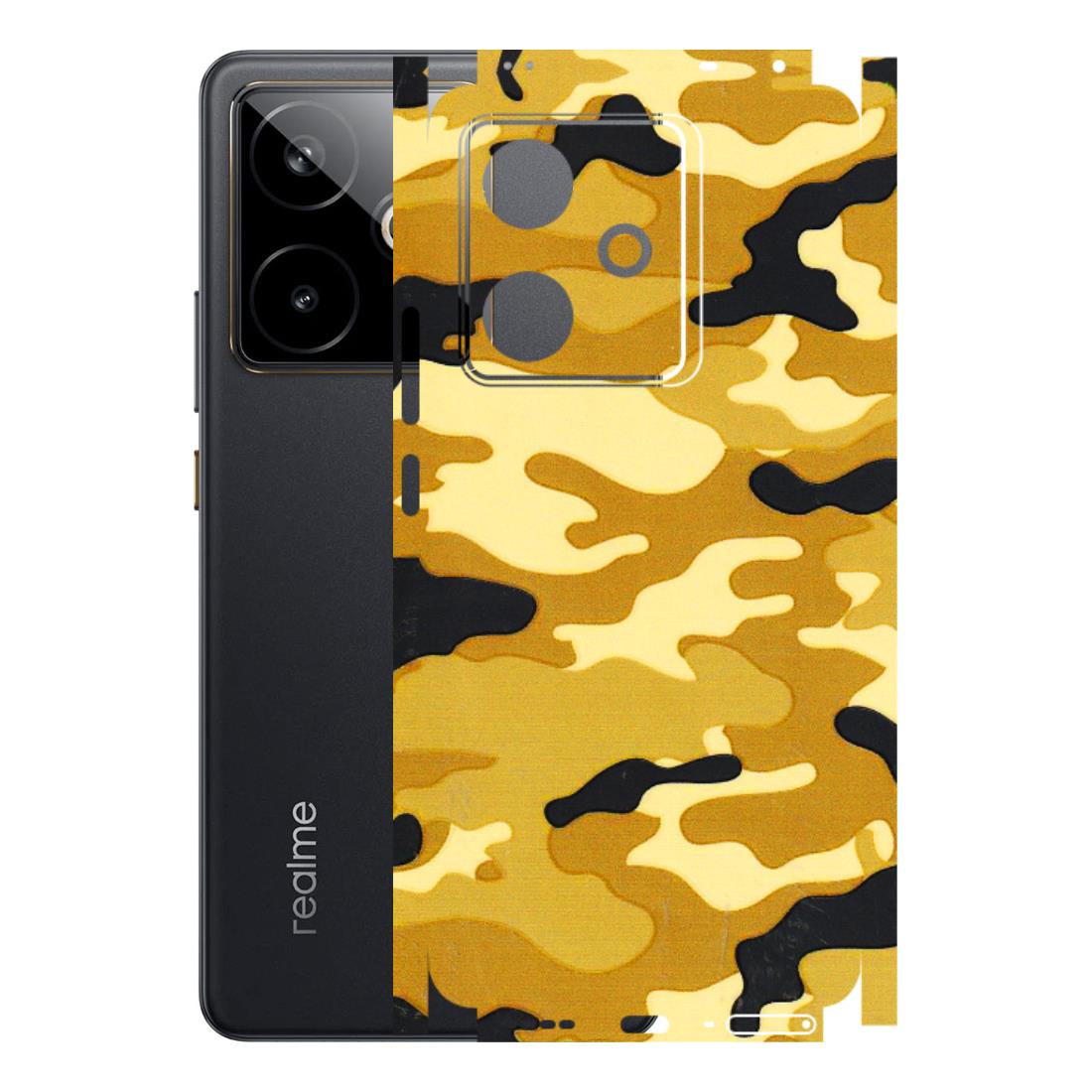 Realme Phone Skins (All Models) - Indian Camo - 3D Embossed Finish (L-228) Realme GT 7T 5G