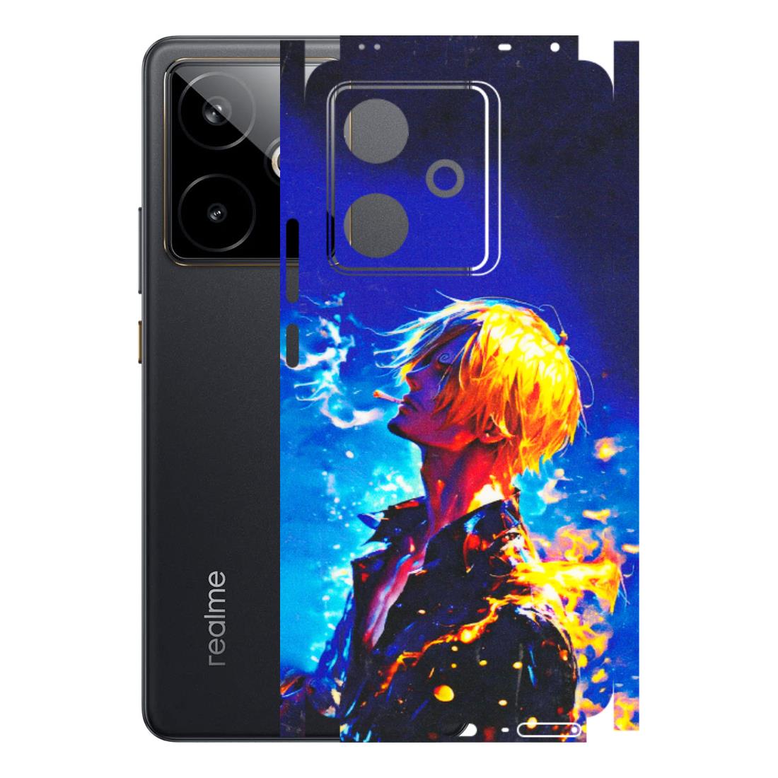 Realme Phone Skins (All Models) - Sanji Vinsmoke One Piece - 3D Embossed Finish (L-319) Realme GT 7T 5G
