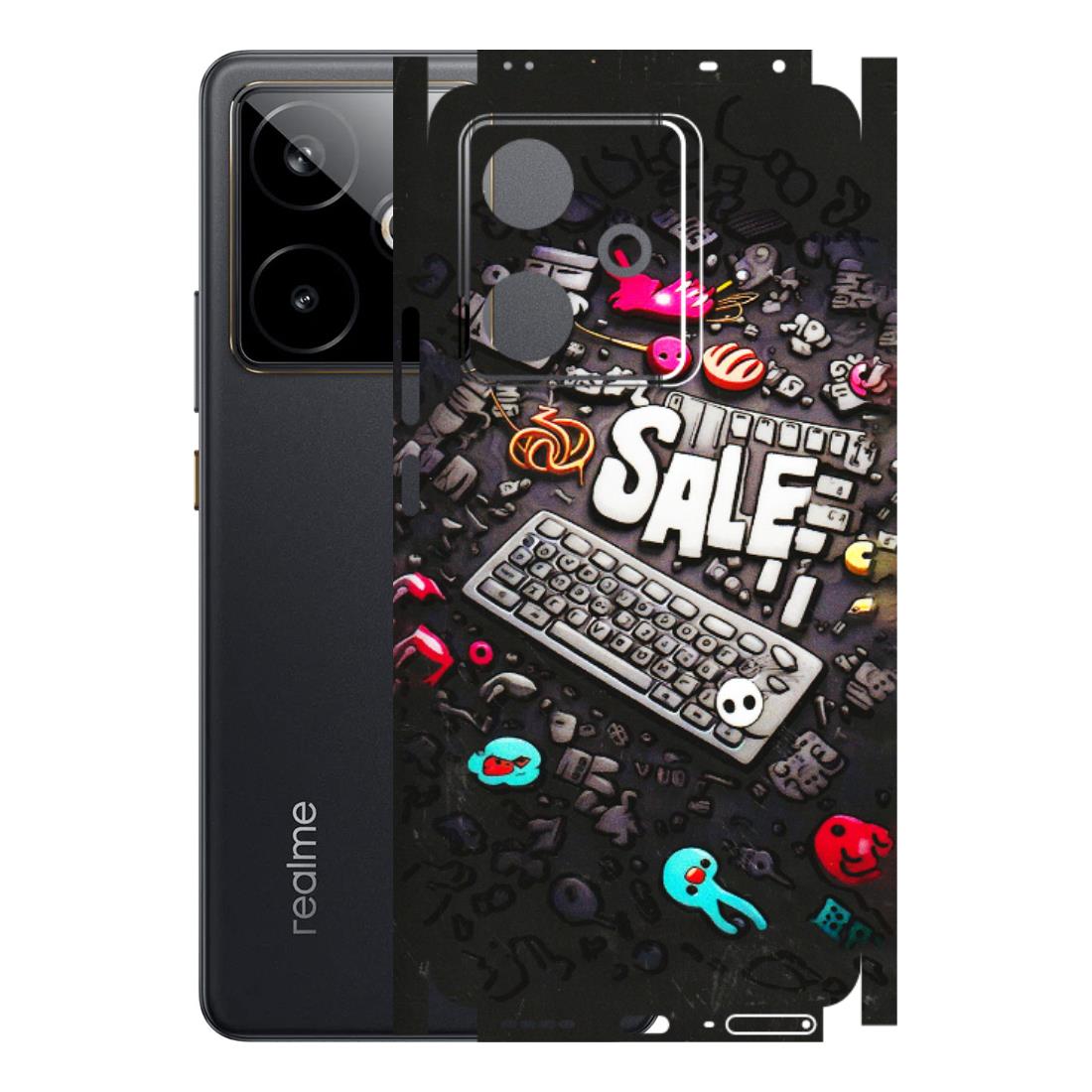 Realme Phone Skins (All Models) - Gadgets Sale - 3D Embossed Finish (L-50) Realme GT 7T 5G