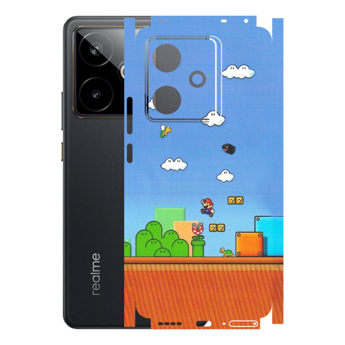 Realme Phone Skins (All Models) - Mario Game Scene - Matte Finish (M-24) Realme GT 7T 5G