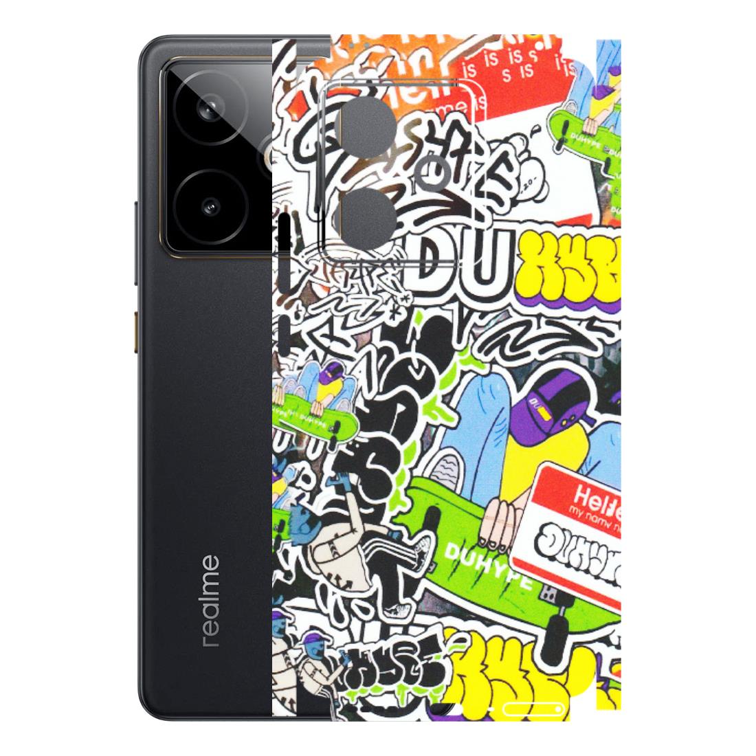 Realme Phone Skins (All Models) - Dope Graffiti - Matte Finish (M-61) Realme GT 7T 5G