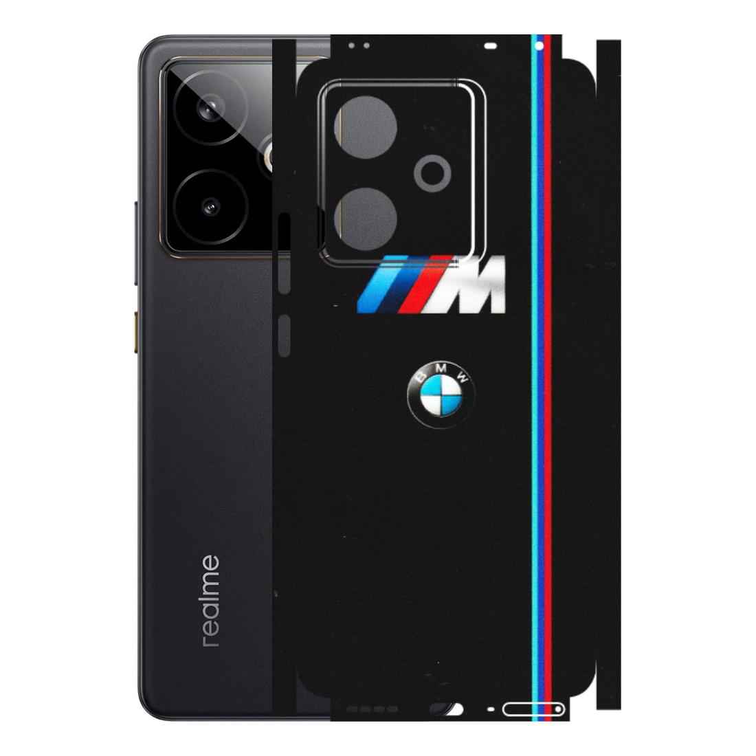 Realme Phone Skins (All Models) - Styling With Black BMW - Matte Finish (M-74) Realme GT 7T 5G