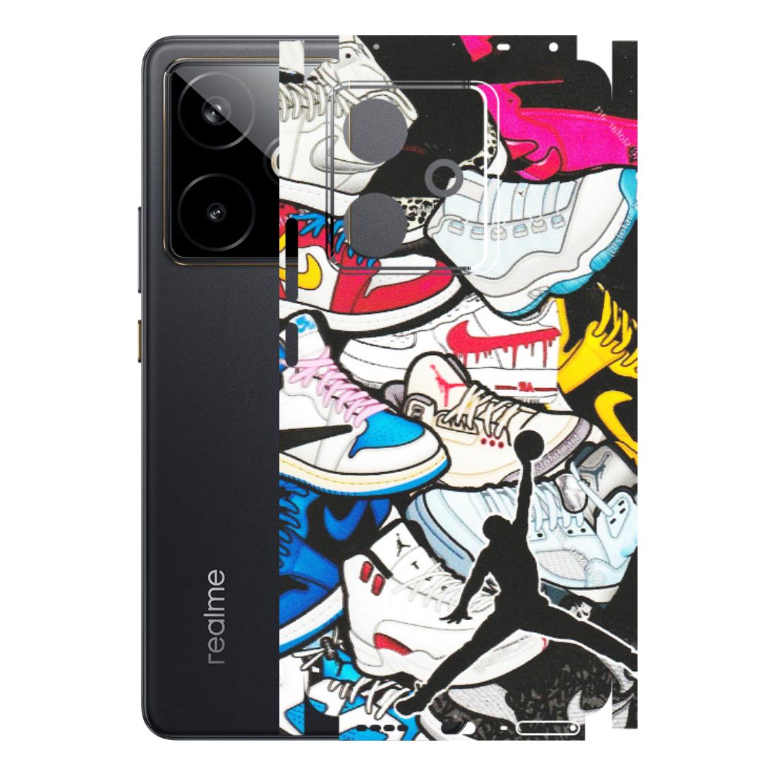 Realme Phone Skins (All Models) - Jordan Sneakers Fan - Matte Finish (M-80) Realme GT 7T 5G