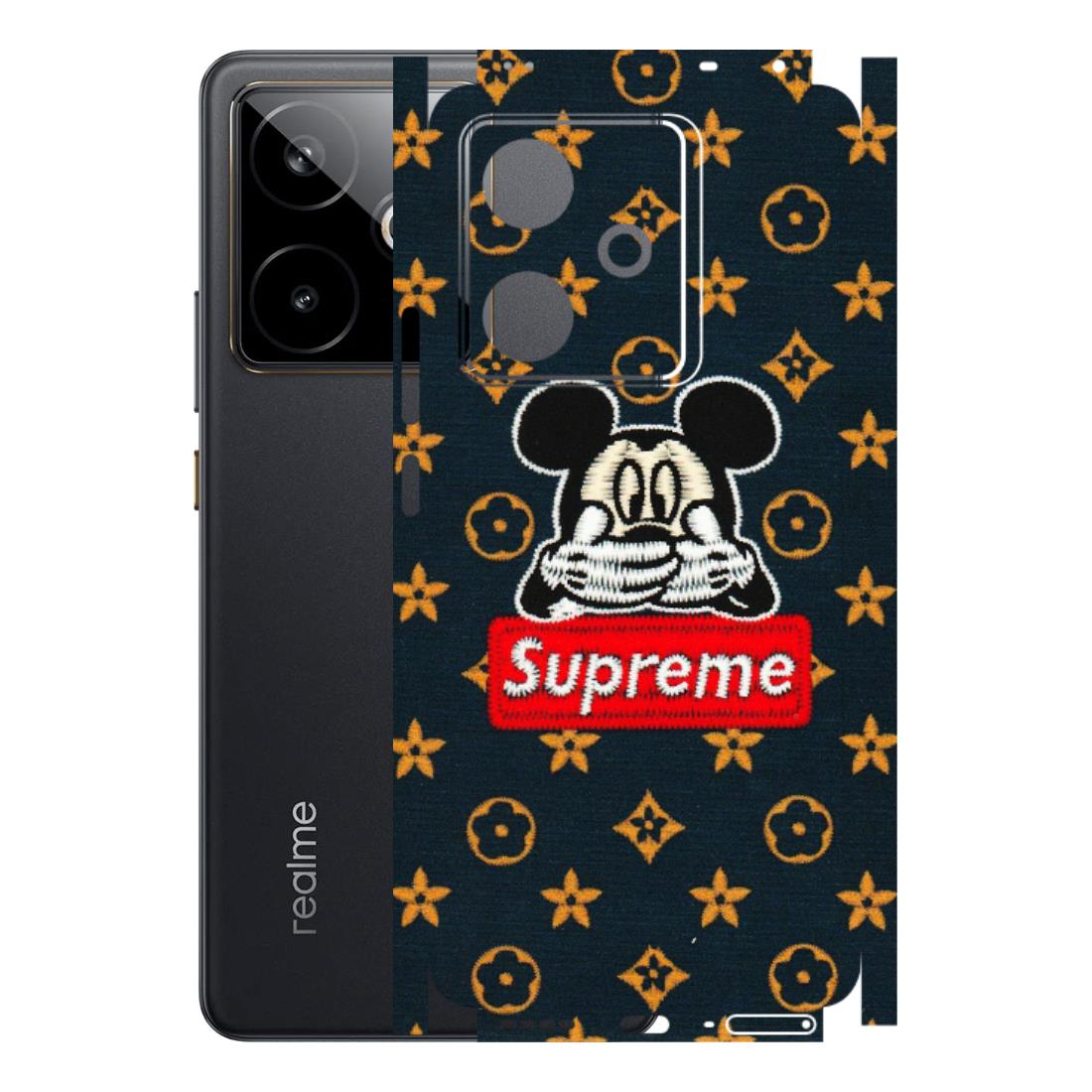 Realme Phone Skins (All Models) - Mickey Supreme - Matte Finish (M-83) Realme GT 7T 5G