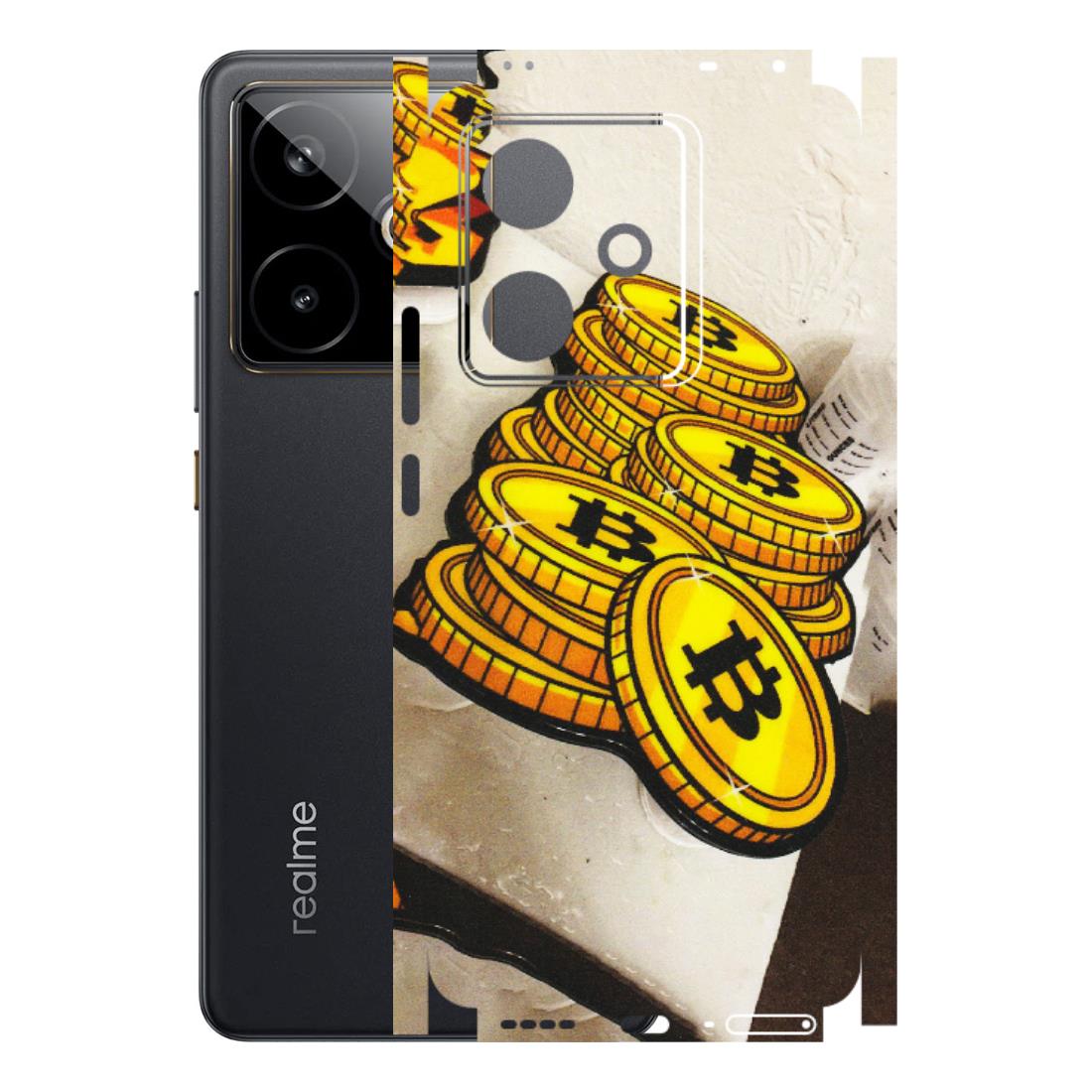 Realme Phone Skins (All Models) - Billionaire Bitcoin Collection - Matte Finish (M-92) Realme GT 7T 5G