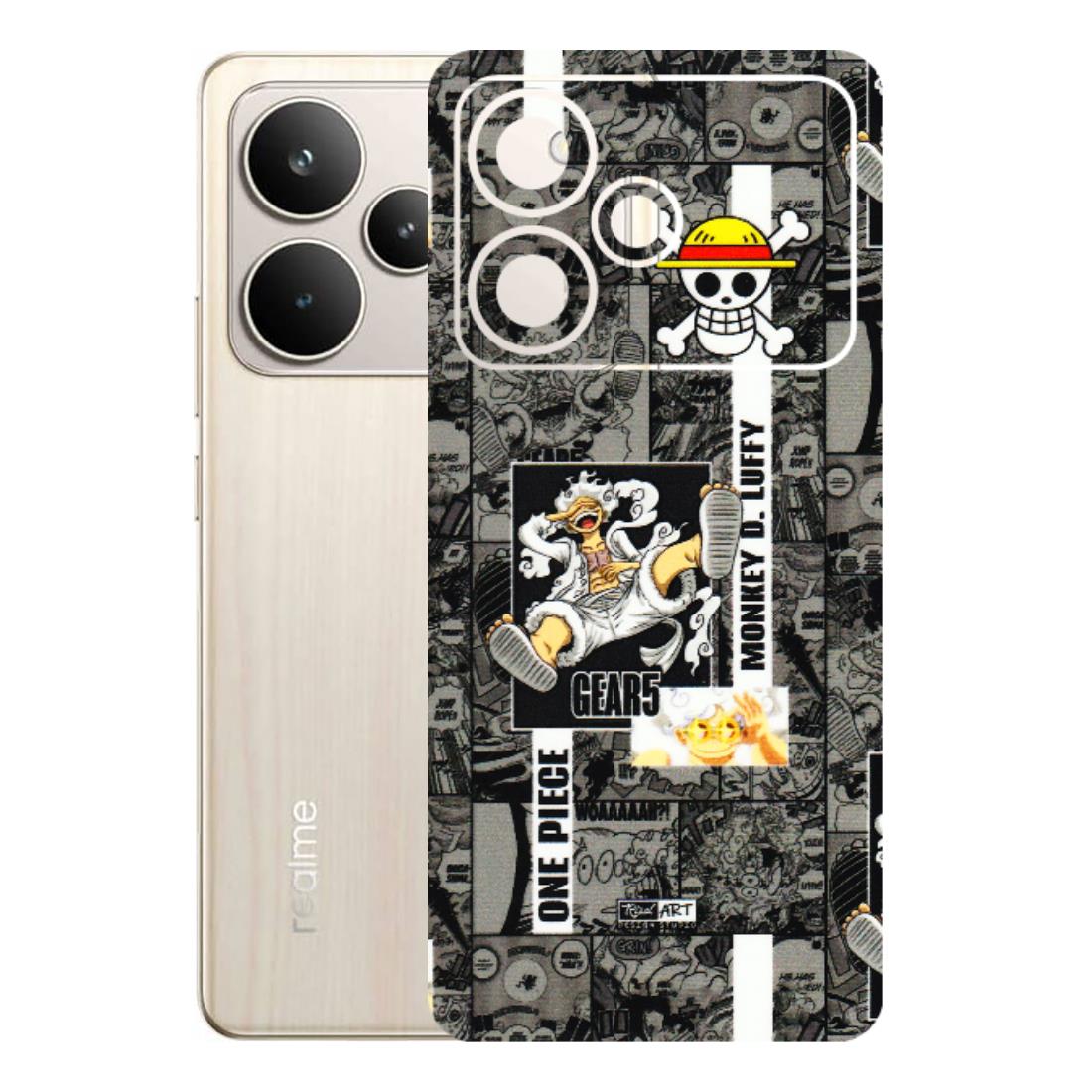 Realme Phone Skins (All Models) - Cuffy Anime MonkeyCamic - 3D Embossed Finish (L-242) Realme P4 5G