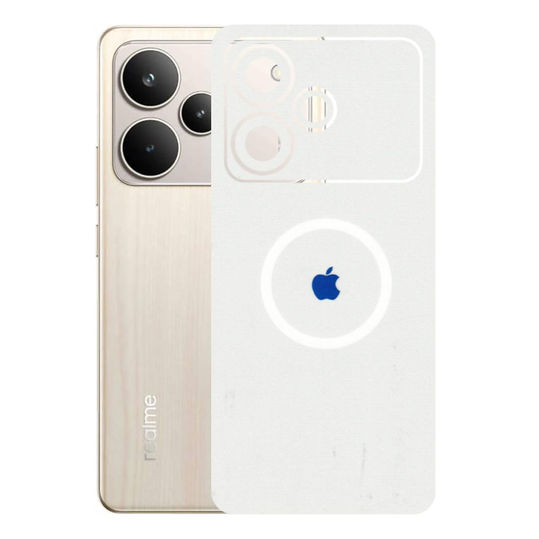 Realme Phone Skins (All Models) - iPhone Magsafe Logo - 3D Embossed Finish (L-320) Realme P4 5G