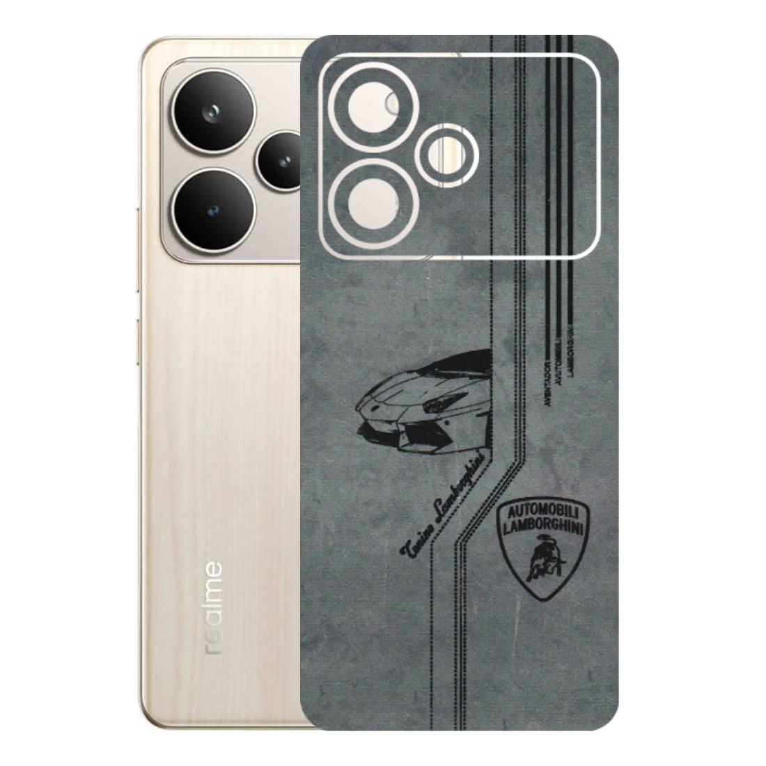 Realme Phone Skins (All Models) - New Lamborgini Aventador - 3D Embossed Finish (L-321) Realme P4 5G