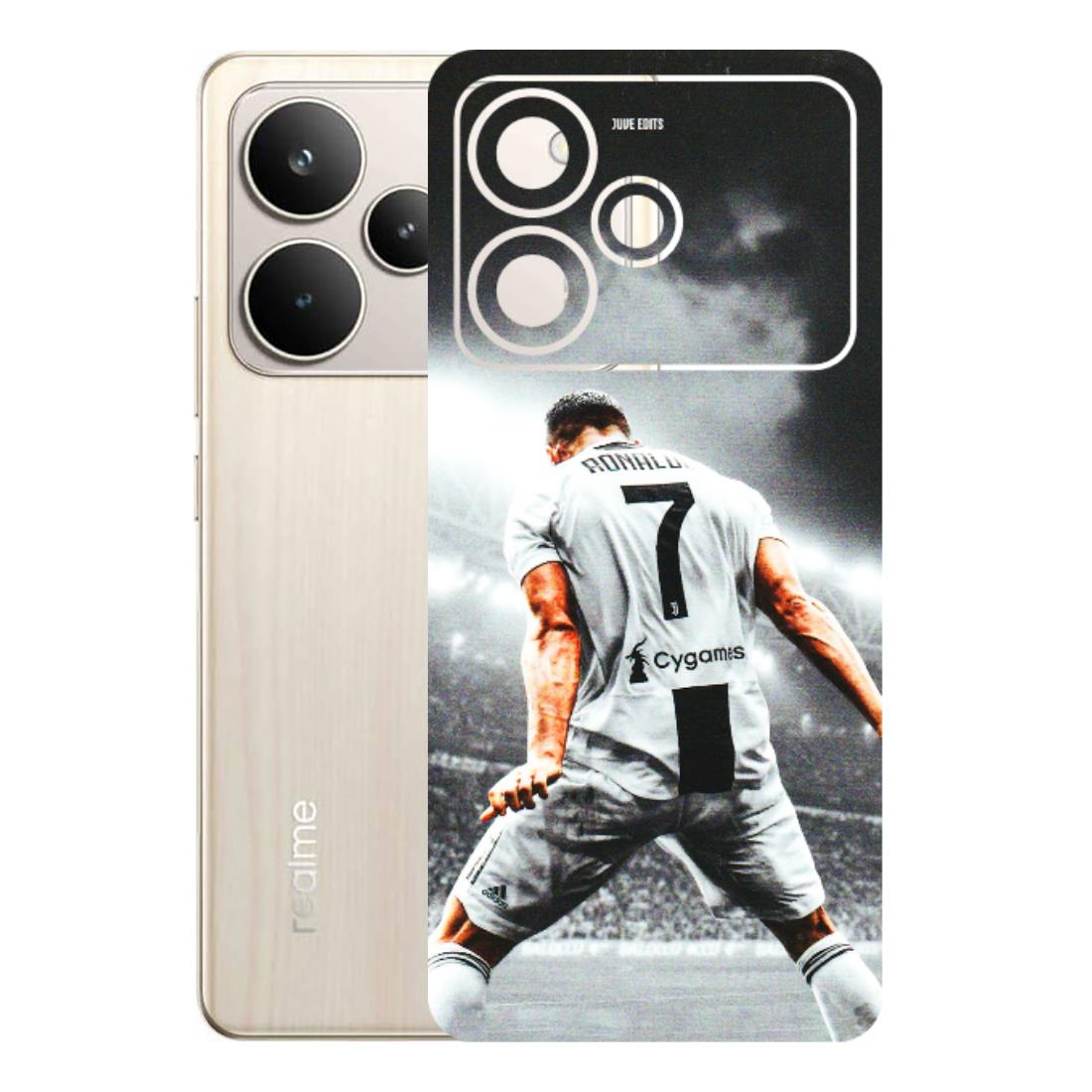 Realme Phone Skins (All Models) - Ronaldo CR7 Crazy - 3D Embossed Finish (L-44) Realme P4 5G