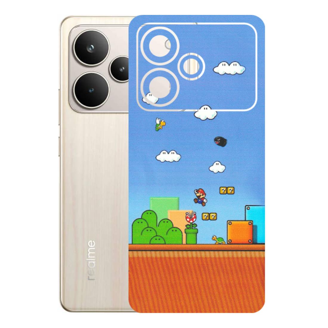 Realme Phone Skins (All Models) - Mario Game Scene - Matte Finish (M-24) Realme P4 5G